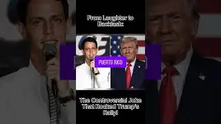 From Laughter to Backlash: The Controversial Joke That Rocked Trump's Rally #shorts #ytshorts #video