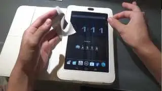 $10 White Leather Case Review for Nexus 7 (Google) with free screen protector and stylus.