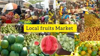 PRICE OF FRUIT IN LOCAL MARKET IN NIGERIA  || #vlogmas2024