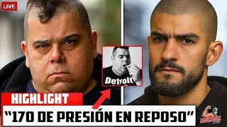 ¡Tengo la presión en 170 estando tranquilo!