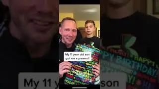Мой сын подарил мне подарок!