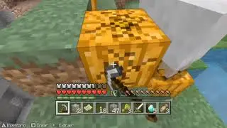 Defendiendo la aldea de los zombies Minecraft en PS Vita 