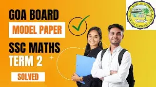 [Goa Board] Maths Answer Key Class 10 Model Board Paper 2022