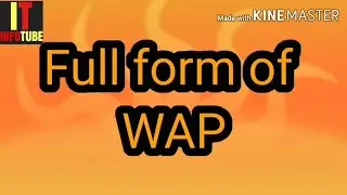 Full form of WAP | what is wap