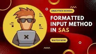 Formatted Input in SAS Programming | Essential Techniques for Beginners