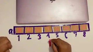 Insertion sort visualization | Hand on visualization