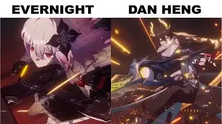 Dan Heng new form and Evernight March 7th Clip Animation