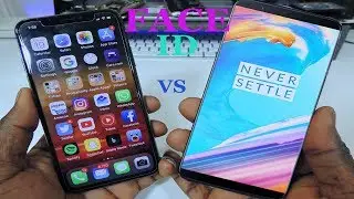 iPhone X Face ID VS OnePlus 5T Face ID