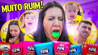 PROVANDO AS BALAS FINI MAIS DIFERENTES DO BRASIL !! 😱🤮 *OLHA ISSO*