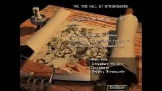 Warcraft 2 Tides Of Darkness Orc Campaign Miss 7 The Fall Of Stromgarde Intro Cinematic