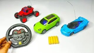 3 Different RC Cars Unboxing in 1 Remote Control Testing |