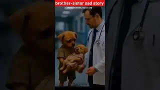 Poor Dog Brother&rsquo;s Hard Work Saved His Sister 🥺🐶 | Inspirational Story #shorts #puppy #Ai_puppy