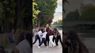 They gave me no choice😂 #dance #kids #europe #viral #paris