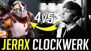 JerAx will always be the SAVIOR of his team - 4 v 5 CLOCKWERK DOTA 2