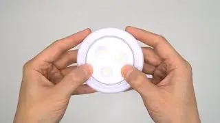 Brilliant Evolution LED Puck Light with Remote Unboxing