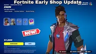 Fortnite:  Early Item Shop Review ( Chapter 5) New Level Up Quest Pack Zain!