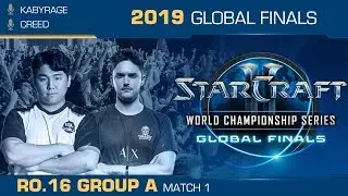 [2019 WCS Global Finals] Ro.16 | Group A | Match 1 | Dark (Z) vs. ShoWTimE (P)