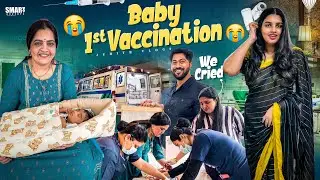 మా Baby First Vaccination😢*We Cried* at Hospital🏥|Baby కి Fever వచ్చిందా?|Banglore లో DIML|Juhith|