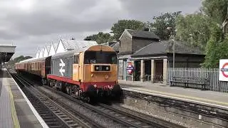 (HD) No. 12 'Sarah Siddons' & Railfreight 20227 on the Metropolitan Line - 12/9/11