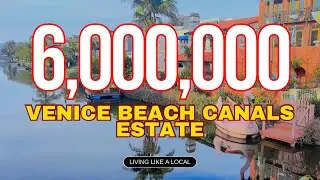 INSIDE a $6 MILLION DOLLAR HOME in VENICE BEACH CANALS in California 🛶