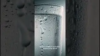 Ice Can Warm Your Drink 😳🧊 | Food Science Fact #motivation  #fascinatinginformation  #psychology