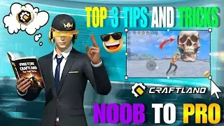 😨 Top 3 My Best Secret 🤫 Craftland Tips And Tricks 📈 | VIP GAMERS #craftland #tutorial #freefire 