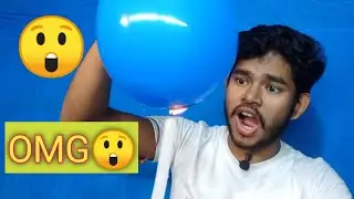 Amazing experiment with balloon and candle