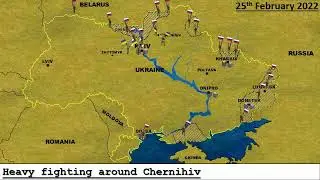 Russia-Ukraine War - Key Events (Day 2) (25/02/22)