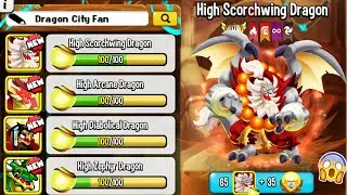 Dragon City - Max upgrade for HIGH FIGHTER DRAGON | MAX Level 70 (UNSTOPPABLE)! 😱