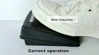 Uten Sewing Machine 2685A: How to use the foot controller correctly