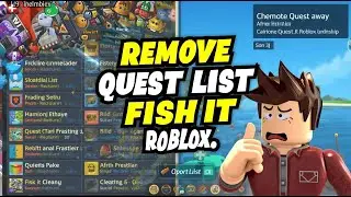 CLEAN SCREEN FIX! - How to remove the quest list in Fish It Roblox (No Distractions)