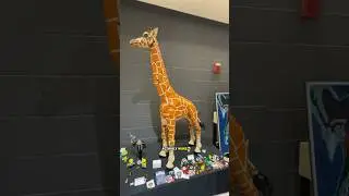 Огромный жираф LEGO от BrickWorld! #lego #legoconvention #legoparts #legoset #legomoc #legobuild