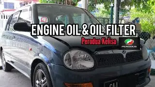 Обслуживание Perodua Kelisa Замена моторного масла и масляного фильтра