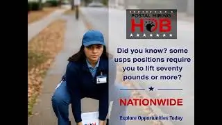 Did you know? some usps positions require you to lift seventy pounds or more?