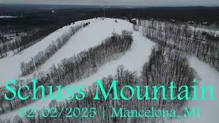 Skiing Schuss Mountain | Mancelona, MI | 02/02/2025