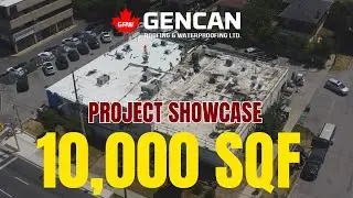 🔨 TPO Flat Roof Replacement - Before | Arz Fine Foods Scarborough | Gencan Roofing Project Showcase
