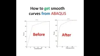 How to get smooth curves from ABAQUS results