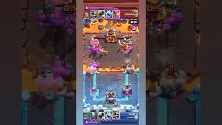 E-Golem vs Golden Knight 😱 | Clash Royale Battle Shorts 🔥
