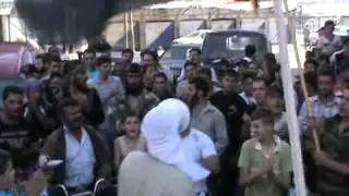 مظاهرة أحرار وادي بردى بعد تشيع شهداء هريرة 2012 6 23