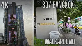 SO/ Bangkok - Streets Around the Hotel | MRT Area (4K)