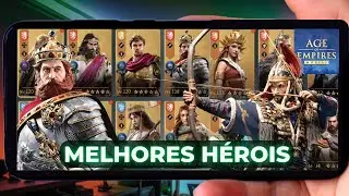 🔴 QUAIS HERÓIS ESCOLHER PRIMEIRO NO AGE OF EMPIRES MOBILE 🔴