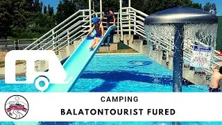 Kemping Balatontourist Fured. Węgry 2021 #Balalatonfured, #balaton, #przyczepakempingowa,
