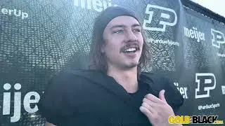 GoldandBlack.com video: Purdue tight end George Burhenn