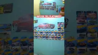 Suitcase full of Hotwheels cars ! 🚗 #mustangdinesh #hotwheels