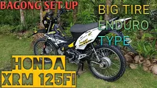 Honda xrm 125 fi. Big tire. (Enduro tire)