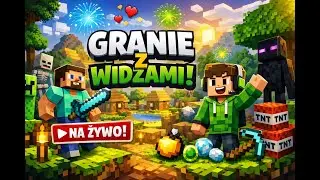 🔴 PIOTRES-TEAM GRANIE NA EKRANIE MINECRAFT Z WIDZAMI 1ZŁ=3MIN 🔴piotresteam827.mcsh. ❤️ZAPRASZAM😍
