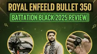 New Bullet 350 Battalion Black 2025 Review - Design, Price & Features 👑