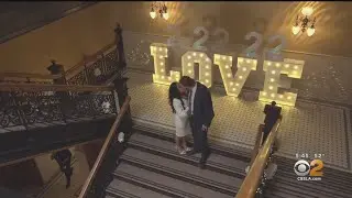 Couples Flocked To Old County Courthouse In Santa Ana To Be Married On 2-22-22