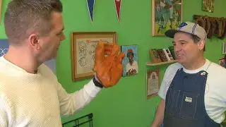 Visit one of America's only baseball glove repair shops
