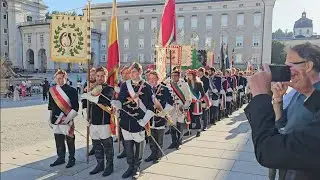 Salzburg Catholic Fraternity parade, May, 2025